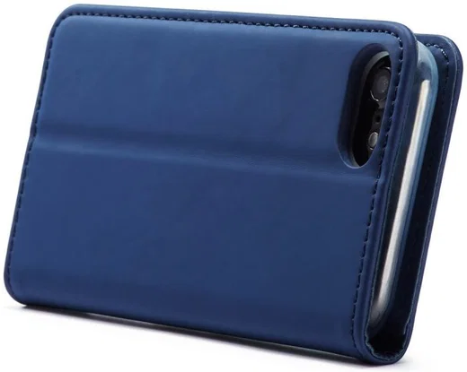 iPhone SE (2020/2022)/8/7 Hoesje Portemonnee Book Case Kunstleer Blauw afbeelding 5