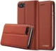 Apple iPhone SE 2020 Hoesje Portemonnee Stand Bookcase Kunstleer Bruin afbeelding 3