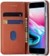 Apple iPhone SE 2020 Hoesje Portemonnee Stand Bookcase Kunstleer Bruin afbeelding 13
