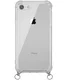 iPhone SE (2020/2022) / 8 / 7 Hoesje Hybride Back Cover Koord Zwart afbeelding 2