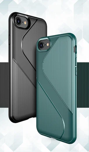 Apple iPhone SE (2020/2022) Hoesje S-Line Back Cover TPU Blauw afbeelding 5