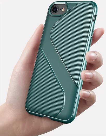 Apple iPhone SE (2020/2022) Hoesje S-Line Back Cover TPU Blauw afbeelding 10