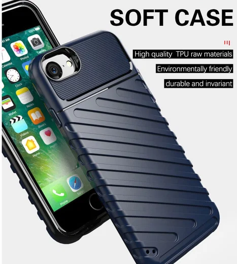 iPhone 7/8/SE (2020/2022) Hoesje Twill Thunder Back Cover Groen afbeelding 5
