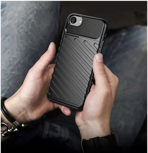 iPhone 7/8/SE (2020/2022) Hoesje Twill Thunder Back Cover Groen afbeelding 6