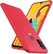 Samsung Galaxy M21 Hoesje Twill Slim Textuur Rood afbeelding 2