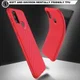 Samsung Galaxy M21 Hoesje Twill Slim Textuur Rood afbeelding 4