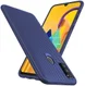 Samsung Galaxy M21 Hoesje Twill Slim Textuur TPU Blauw afbeelding 2