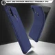 Samsung Galaxy M21 Hoesje Twill Slim Textuur TPU Blauw afbeelding 4