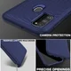 Samsung Galaxy M21 Hoesje Twill Slim Textuur TPU Blauw afbeelding 5