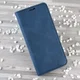 Samsung Galaxy M21 Hoesje Zijdezacht Kunstleer Portemonnee Blauw afbeelding 5