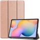 Samsung Galaxy Tab S6 Lite Hoesje Tri-Fold Roze Goud afbeelding 2