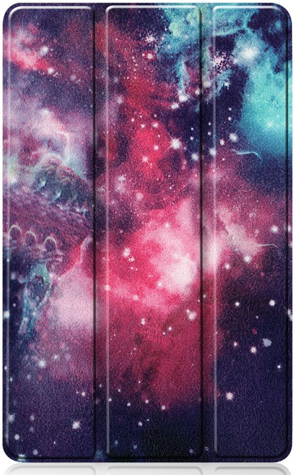 Samsung Galaxy Tab S6 Lite Hoesje Tri-Fold Paars Print afbeelding 2