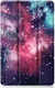 Samsung Galaxy Tab S6 Lite Hoesje Tri-Fold Paars Print afbeelding 2