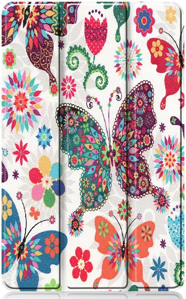 Samsung Galaxy Tab S6 Lite Hoesje Tri-Fold Vlinder Print afbeelding 2