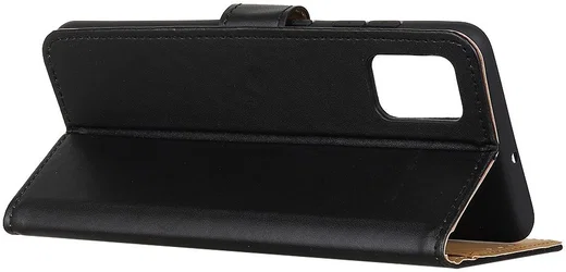 Samsung Galaxy A31 Hoesje Portemonnee Book Case Kunstleer Zwart afbeelding 3
