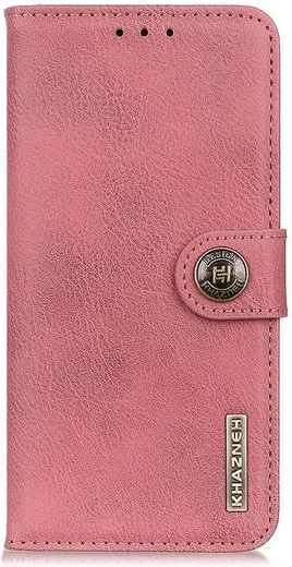 KHAZNEH Samsung Galaxy A31 Hoesje Portemonnee Book Case Roze afbeelding 2