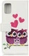 Samsung Galaxy A31 Hoesje Wallet Book Case met Uilen Print afbeelding 3
