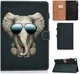 Samsung Galaxy Tab S6 Lite Portemonnee Hoesje met Olifant Print afbeelding 6