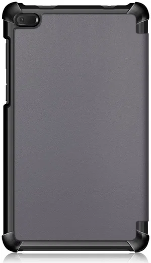 Lenovo Tab E7 Tri-Fold Hoes Grijs afbeelding 3