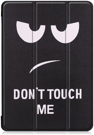 Lenovo Tab M10 HD Gen 1 Hoes Tri-Fold Book Case Do Not Touch Me Print afbeelding 2