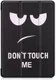 Lenovo Tab M10 HD Gen 1 Hoes Tri-Fold Book Case Do Not Touch Me Print afbeelding 2