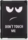 Lenovo Tab M10 HD Gen 1 Hoes Tri-Fold Book Case Do Not Touch Me Print afbeelding 3