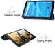 Lenovo Tab M7 Hoesje Tri-Fold Book Case met Standaard Blauw afbeelding 4