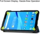 Lenovo Tab M7 Hoesje Tri-Fold Book Case met Standaard Blauw afbeelding 5