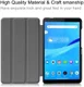 Lenovo Tab M7 Hoesje Tri-Fold Book Case met Standaard Blauw afbeelding 6