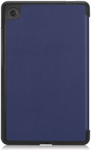 Lenovo Tab M7 Hoesje Tri-Fold Book Case met Standaard Blauw afbeelding 8