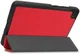 Lenovo Tab M7 Hoesje Tri-Fold Book Case met Standaard Rood afbeelding 7