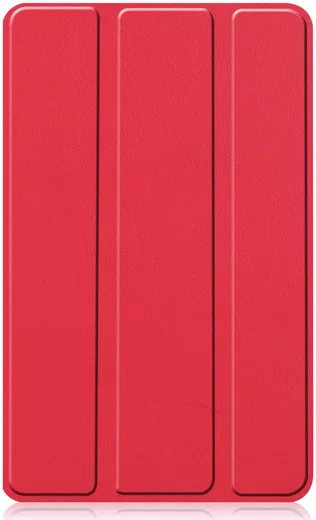 Lenovo Tab M7 Hoesje Tri-Fold Book Case met Standaard Rood afbeelding 2