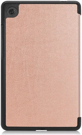 Lenovo Tab M7 Hoesje Tri-Fold Book Case met Standaard Roze Goud afbeelding 8