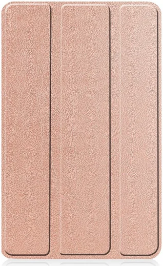 Lenovo Tab M7 Hoesje Tri-Fold Book Case met Standaard Roze Goud afbeelding 2