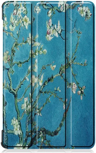 Lenovo Tab M8 Hoesje Tri-Fold Book Case met Flower Print afbeelding 2