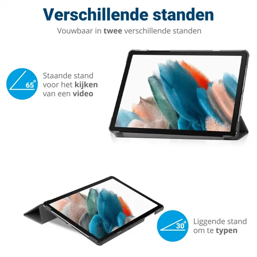 Lenovo Tab M8 Hoesje Tri-Fold Book Case met Do Not Touch Me Print afbeelding 5
