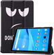 Lenovo Tab M8 Hoesje Tri-Fold Book Case met Do Not Touch Me Print afbeelding 10