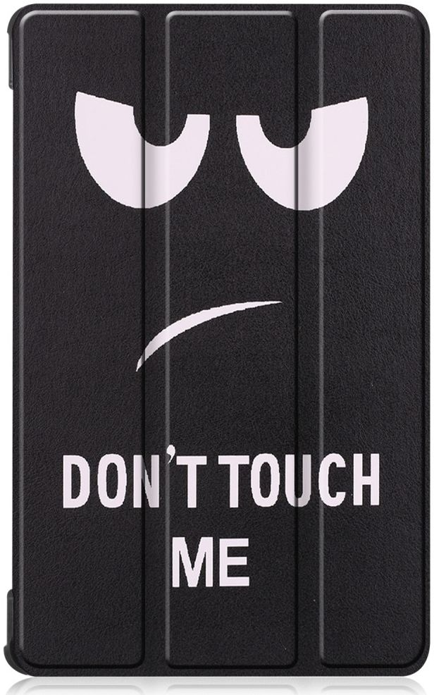 Lenovo Tab M8 Hoesje Tri-Fold Book Case met Do Not Touch Me Print afbeelding 1