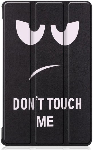 Lenovo Tab M8 Hoesje Tri-Fold Book Case met Do Not Touch Me Print afbeelding 1
