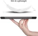 Lenovo Tab M8 Hoesje Tri-Fold Book Case met Standaard Grijs afbeelding 3