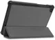 Lenovo Tab M8 Hoesje Tri-Fold Book Case met Standaard Grijs afbeelding 7