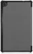Lenovo Tab M8 Hoesje Tri-Fold Book Case met Standaard Grijs afbeelding 8
