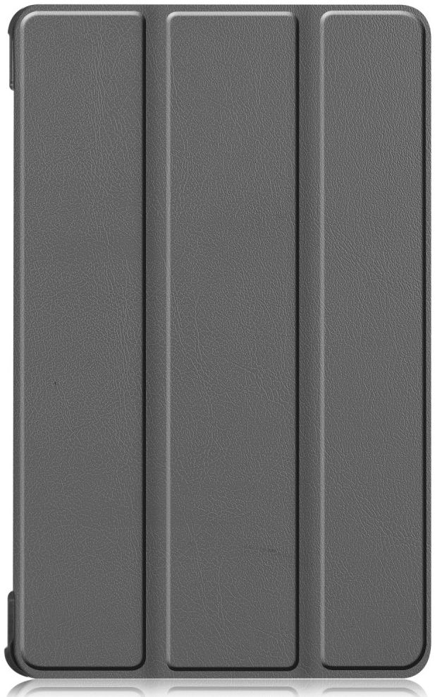 Lenovo Tab M8 Hoesje Tri-Fold Book Case met Standaard Grijs afbeelding 2