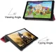 Lenovo Tab M8 Hoesje Tri-Fold Book Case met Standaard Rood afbeelding 3