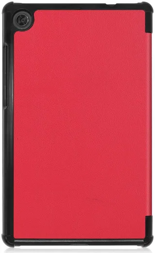 Lenovo Tab M8 Hoesje Tri-Fold Book Case met Standaard Rood afbeelding 7