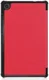 Lenovo Tab M8 Hoesje Tri-Fold Book Case met Standaard Rood afbeelding 7