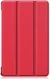 Lenovo Tab M8 Hoesje Tri-Fold Book Case met Standaard Rood afbeelding 8