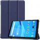 Lenovo Tab M8 Hoesje Tri-Fold Book Case met Standaard Donkerblauw afbeelding 1