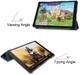 Lenovo Tab M8 Hoesje Tri-Fold Book Case met Standaard Donkerblauw afbeelding 3