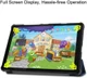 Lenovo Tab M8 Hoesje Tri-Fold Book Case met Standaard Donkerblauw afbeelding 4